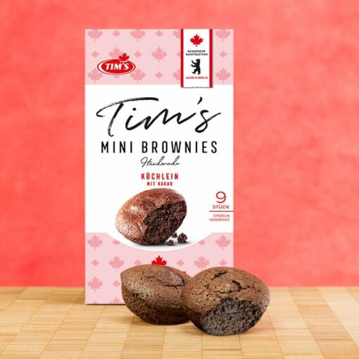 Brownies Schokolade Tims Kanadische Backwaren mit Verpackung