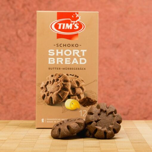 Shortbread Schokolade Tims Kanadische Backwaren mit Verpackung
